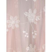 Flower Embroidered Semi-Sheer Kimono