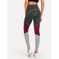 Colour Block Peg Leg Leggings