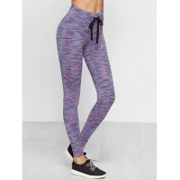 Space Dye Drawstring Waist Leggings