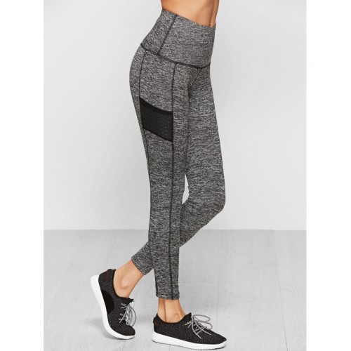 Knit Wide Waistband Leggings