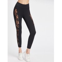 Lace Insert Leggings