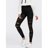 Criss Cross Mesh Leggings