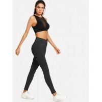 Elastic Waist Skinny Legging