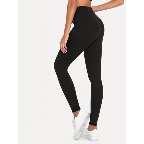 Solid Slim Fit Leggings