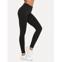 Solid Slim Fit Leggings