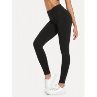 Solid Slim Fit Leggings