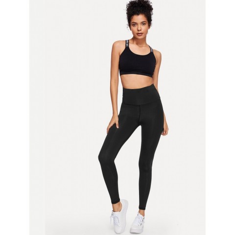 Waist Knot Solid Leggings