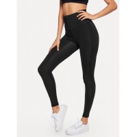 Waist Knot Solid Leggings