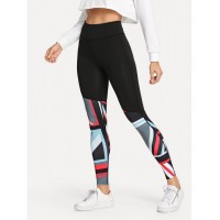 Geometric Print Skinny Leggings