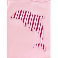 Baby Embroidered Top With Striped Pants